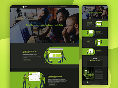 Site Info Jr UFBA design javascript landing page ui ux webdesign