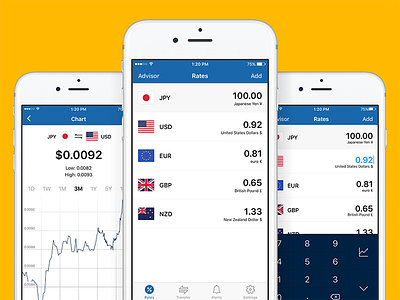 XE Currency Redesign app currency redesign ui user experience user interface ux xe