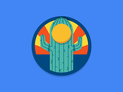 Arizona State Badge arizona badge cactus character google illustration maps pegman