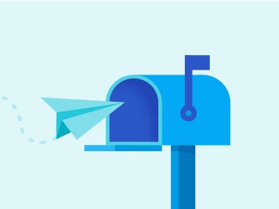 Inbox blue google graphics illustration inbox mail