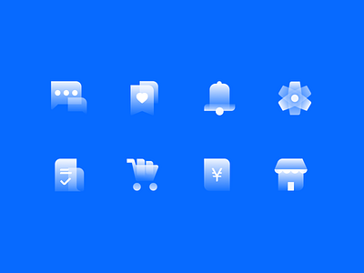 gradient Icon app branding design icon illustration logo typography ui ux vector