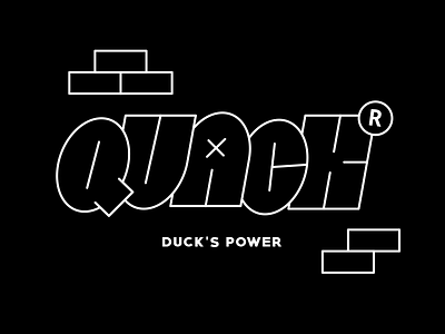 QUACK duck graffiti lettering logo quack
