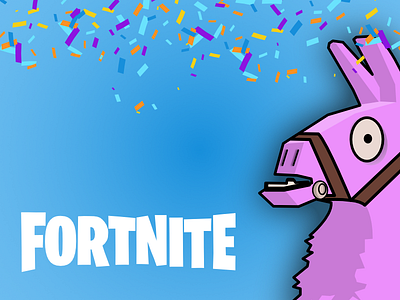 Fortnite Llama affinity designer fortnite illustration