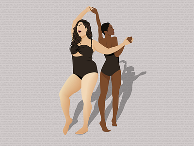 Body Positivity design graphic design illustration vector