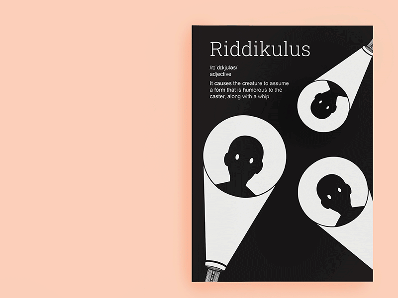 Zine | Riddikulus animation character design design design thinking editorial design graphic design illustration typography vector