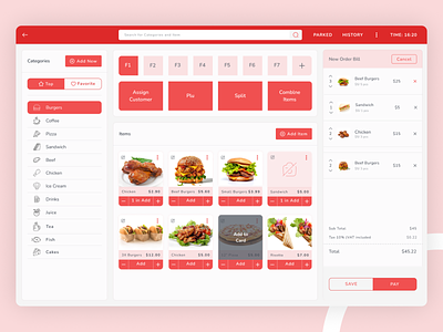 POS System for Restaurant best design graphic design phshamim point of sales pos pos dashboard pos system pos ui pos ux redesign point of sale restaurant point of sales ui user interface user interface design ux user experience website mobile design