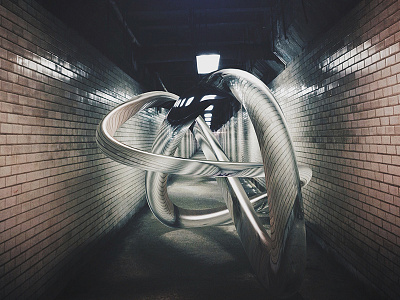 Sentry 3d abstract instagram iphone matter matter app nyc photography subway tunnel vsco vscocam