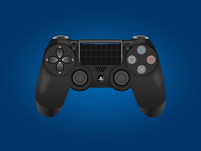 Playstation 4 Controller controller illustration playstation vector video games
