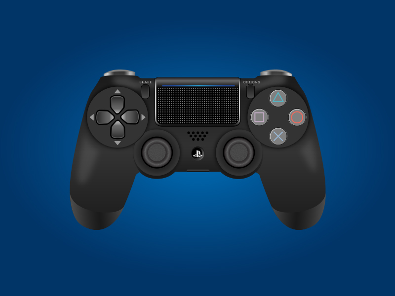 Playstation 4 Controller by Shea Friesen on Dribbble