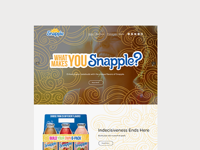 Snapple Web snapple ux web