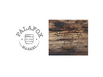 Phase I Palafox Market Logo Redesign Letterpress farmers letterpress logo market wood