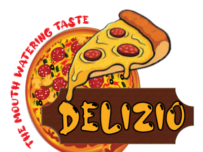 Delizio Logo branding design graphic design illustration logo photoshop vector