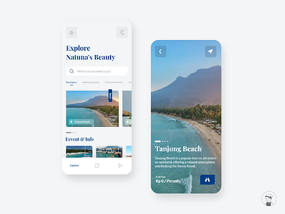 Tourism Apps UI - Visiting Natuna