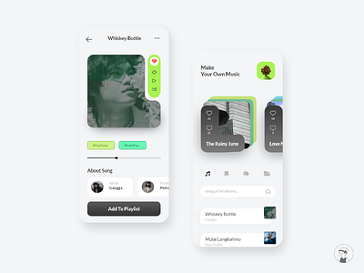 Music Apps app branding design music ui ux web