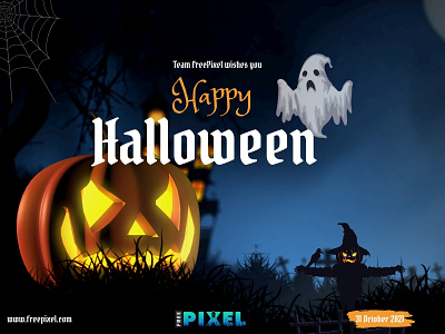 Happy Halloween 31 october celebration creepy event festival happy halloween party scary spider web spooky terrible