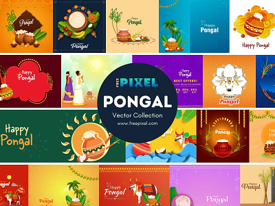Happy Pongal agriculture celebration culture event festival happy pongal harvest hindu january poster prosperity religious south india tamil nadu traditional wishes