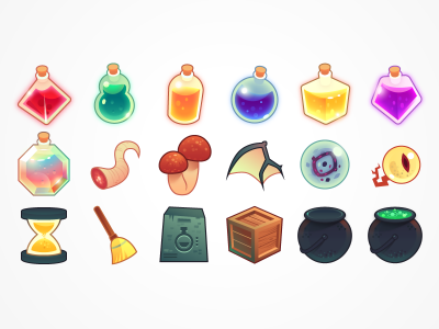 Potions & Things games puzzle witch