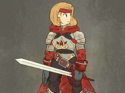 Holy Knight character design