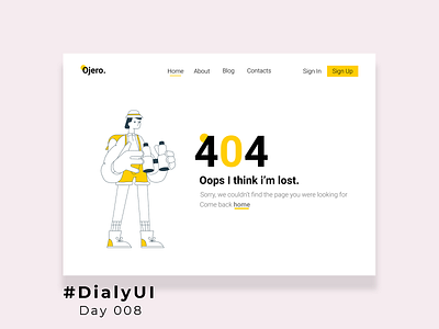 404 Page 404 page dailyui ui