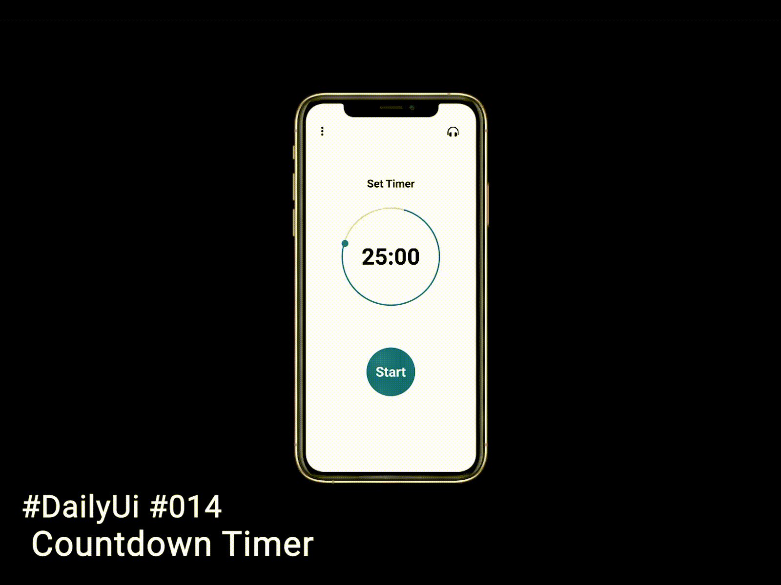 Countdown Timer countdown dailyui mobile ui
