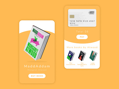 App Design + Prototype Book Purchase app app design book book app card design design app figma figma design figmadesign first shot firstshot pay payment payment app prototype read ui ui ux ux