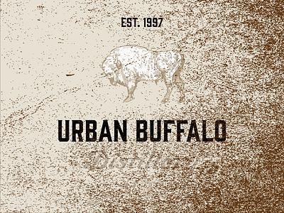Urban Buffalo 2 branding design icon illustration logo typography