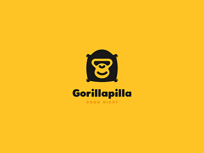 Gorillapilla Logo Design animal branding cartoon cartoonish cute graphic design illustration logo