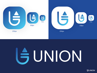 UNION Logo Design app logo brand logo branding custom logo design gradient logo graphic design illustration logo minimal logo professional logo website logo