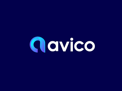 Avico Logo Design abstract logo app logo brand logo branding design gradient logo graphic design illustration logo minimal logo website logo