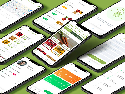 Fresh Fruits Ecommerce App Design