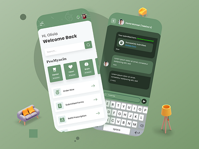 ProMyacin (Doctor Booking App) app ui design medical promyaicn ui ui design ui ux ux