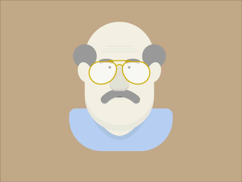 Bald Expressions animation character character design illustration motion motion design
