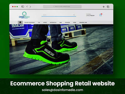 Ecommerce shopping Retail Website