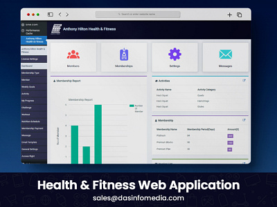 Health & Fitness Web Application