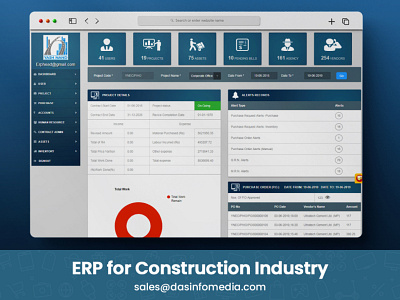 ERP for Construction Industry 3d animation branding design graphic design illustration illustrator logo logo design mobileappdesign motion graphics typography ui