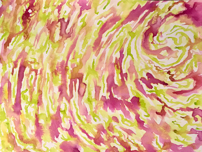 Dendrites abstract art painting watercolor