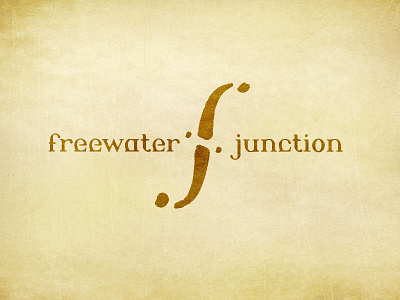 Freewater Junction identity illustrator logo photoshop