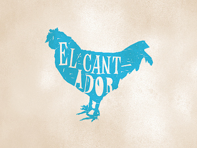 Elcantador Rooster Logo identity illustrator logo photoshop