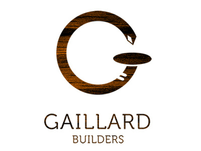 Gaillard Builders Logo identity illustrator logo photoshop