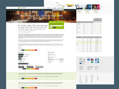 Styleguide bootstrap design responsive styleguide table ui ux web