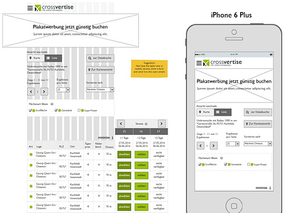 Mobile Wireframe