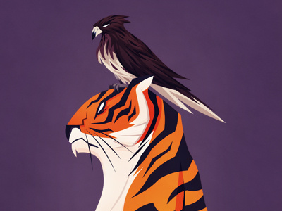 Tiger And Hawk