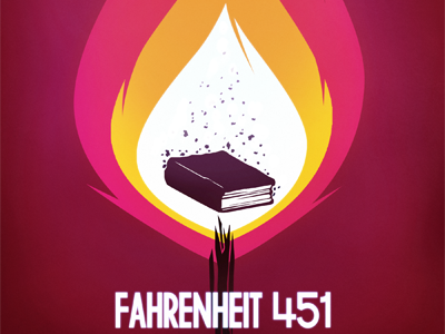 Fahrenheit 451 451 book cover fahrenheit filstrup illustration sam tigerhawk01