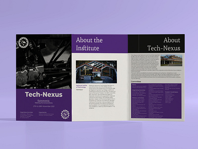 Brochure - Technical Festival : Tech-Nexus design graphic design typography