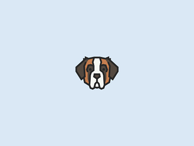 Saint Bernard animal animal art branding breeds cute design dog dog icon dog illustration face fido illustration k9 logo pet puppy saint bernard vector