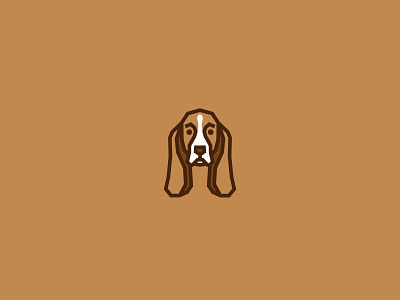 Basset Hound animal animal art basset hound branding breeds cute design dog dog icon dog illustration dog logo face fido hound illustration k9 logo pet puppy vector