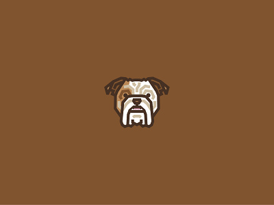 Bulldog animal animal art branding breeds bull dog bulldog cute design dog dog icon dog illustration dog logo face fido illustration k9 logo pet puppy vector