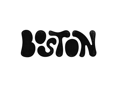 Boston boston brand branding letter lettering letters logo t shirt type