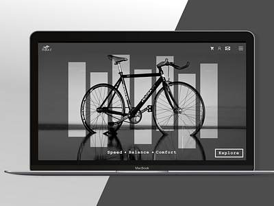 Bicycle homepage design