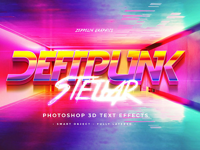 Cyberpunk 80s Text Effects